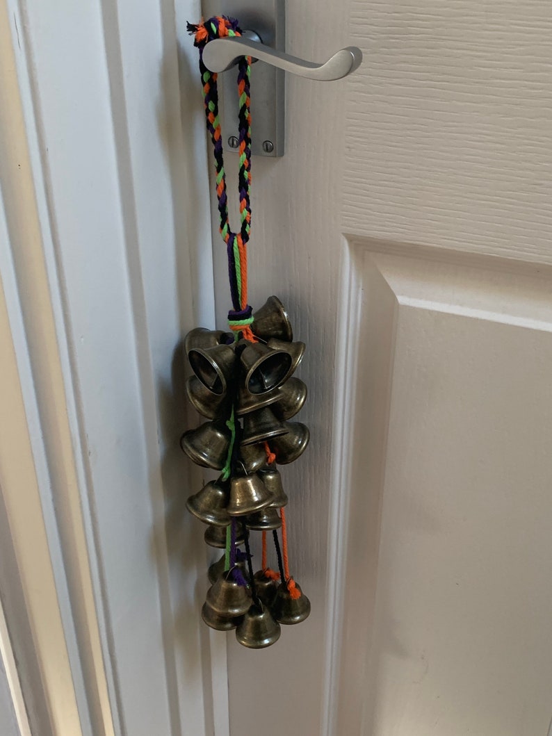 Witchbells, witch bells, door hanger, wind chime, pagan decor, witchy decoration