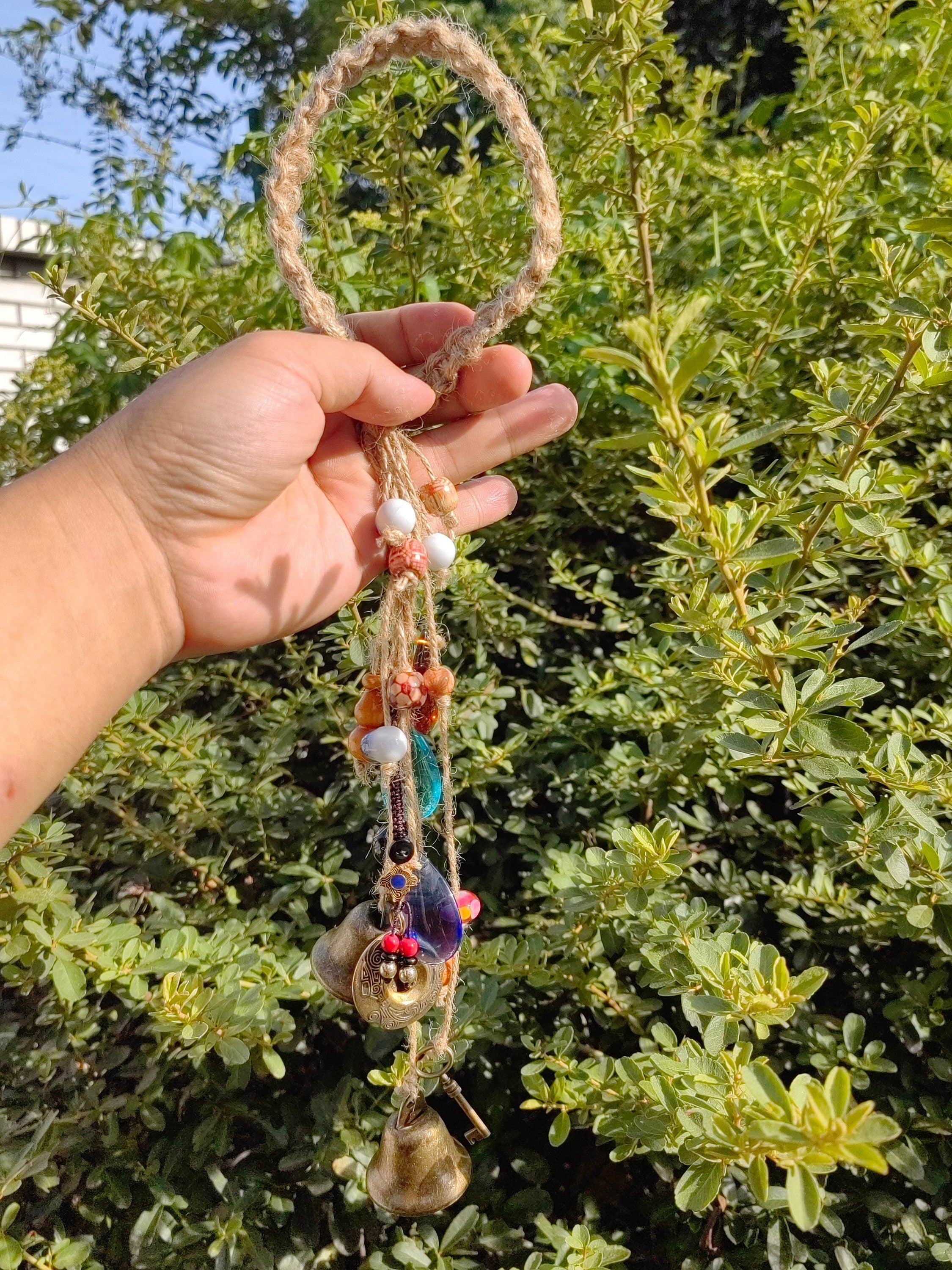 Protection Bells, Witch Bells, Witch Door Bells, Door Chimes, Front Door Wicca Bells, Witch Decor, Warding off Negative Energies, Ward Gifts