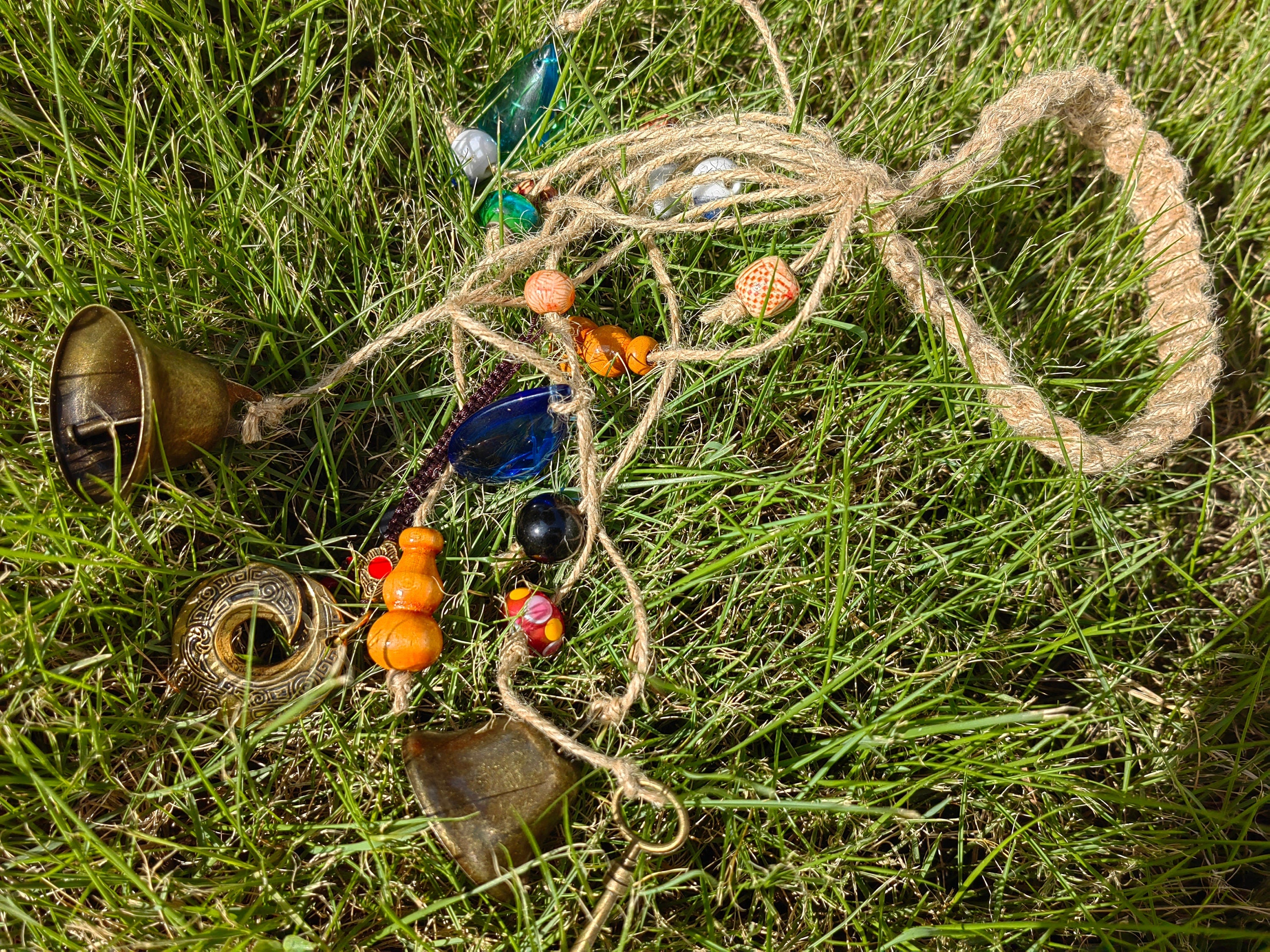 Protection Bells, Witch Bells, Witch Door Bells, Door Chimes, Front Door Wicca Bells, Witch Decor, Warding off Negative Energies, Ward Gifts