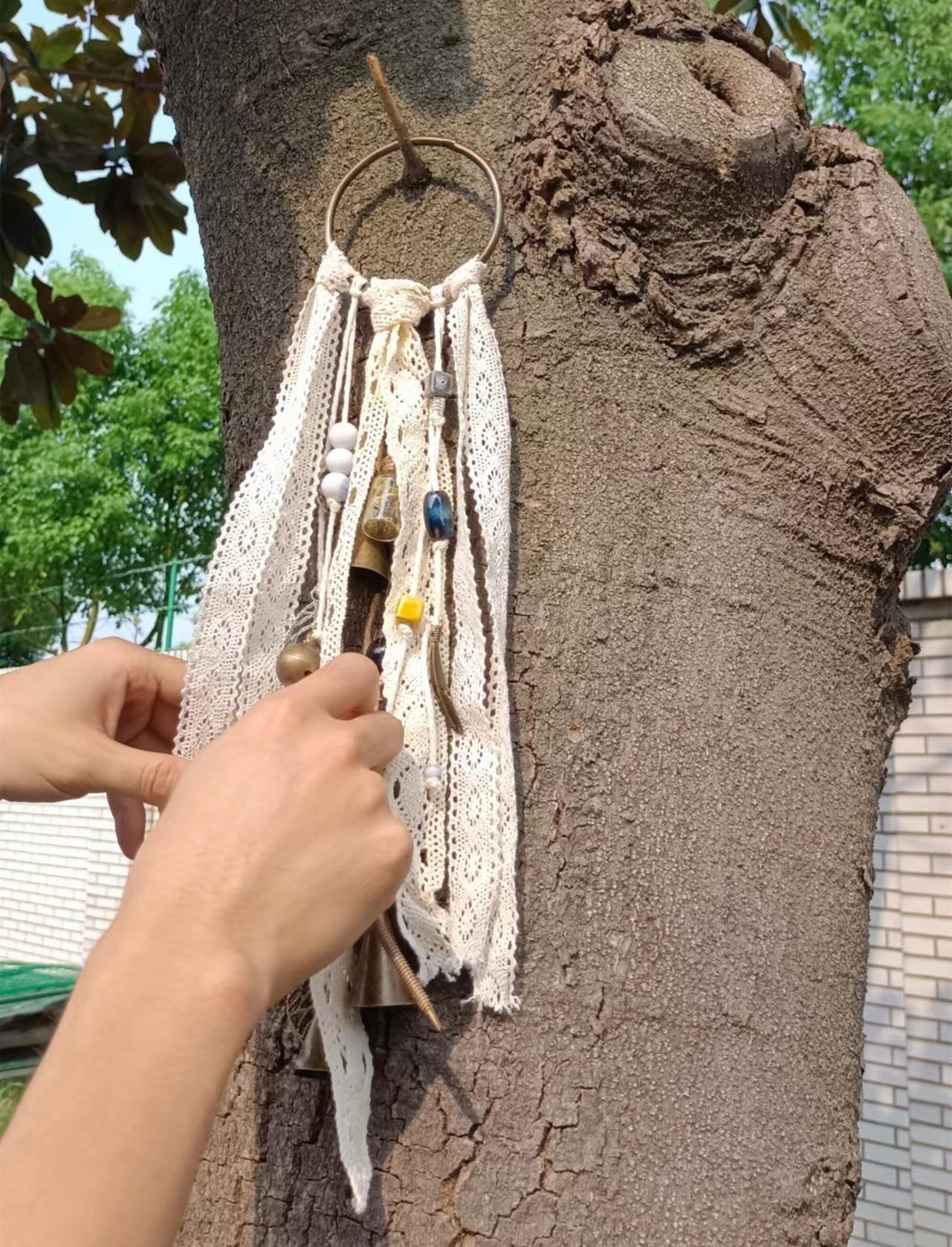 Protection Bell for Doorknob Hanger, Vintage Gothic Witch Bells, Door Bells, Warding, Spell Bells, New Home Gift for Home Protection