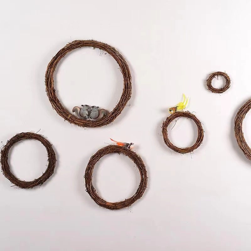 Natural Rattan Wreath Hoop in All Size- DIY Witch Bells, Wall Hangers, Flower Arrangement, Christmas Decor, Wedding Garlands Making Supplies