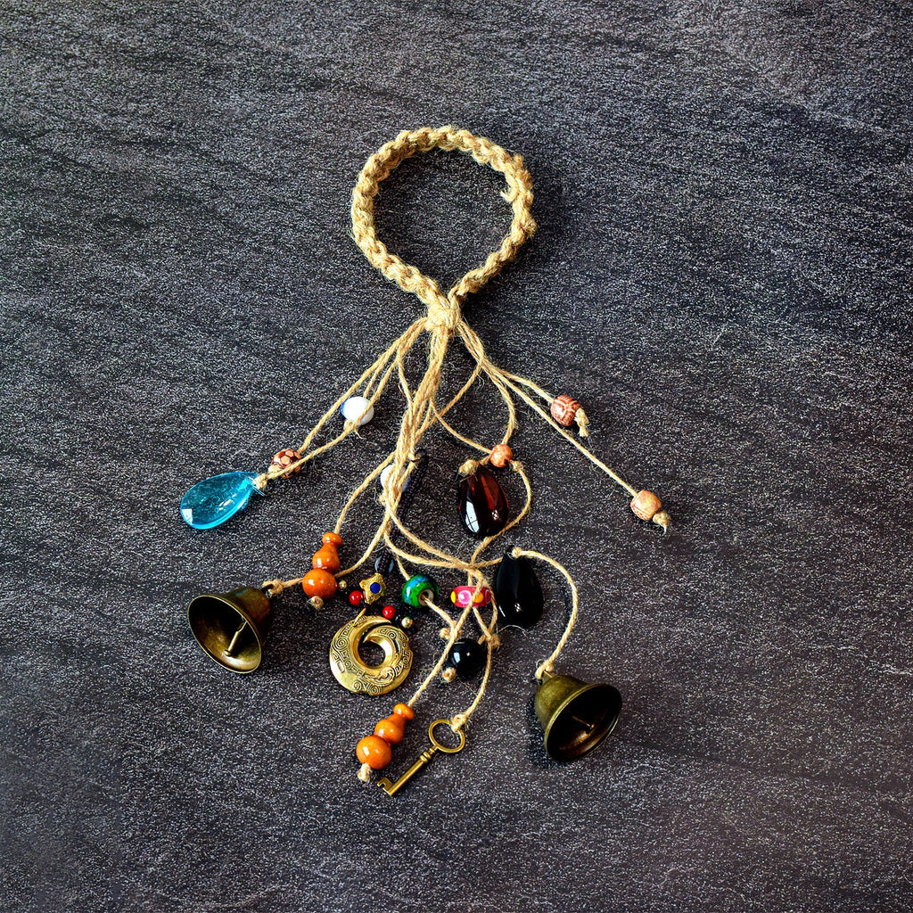 Protection Bells, Witch Bells, Witch Door Bells, Door Chimes, Front Door Wicca Bells, Witch Decor, Warding off Negative Energies, Ward Gifts