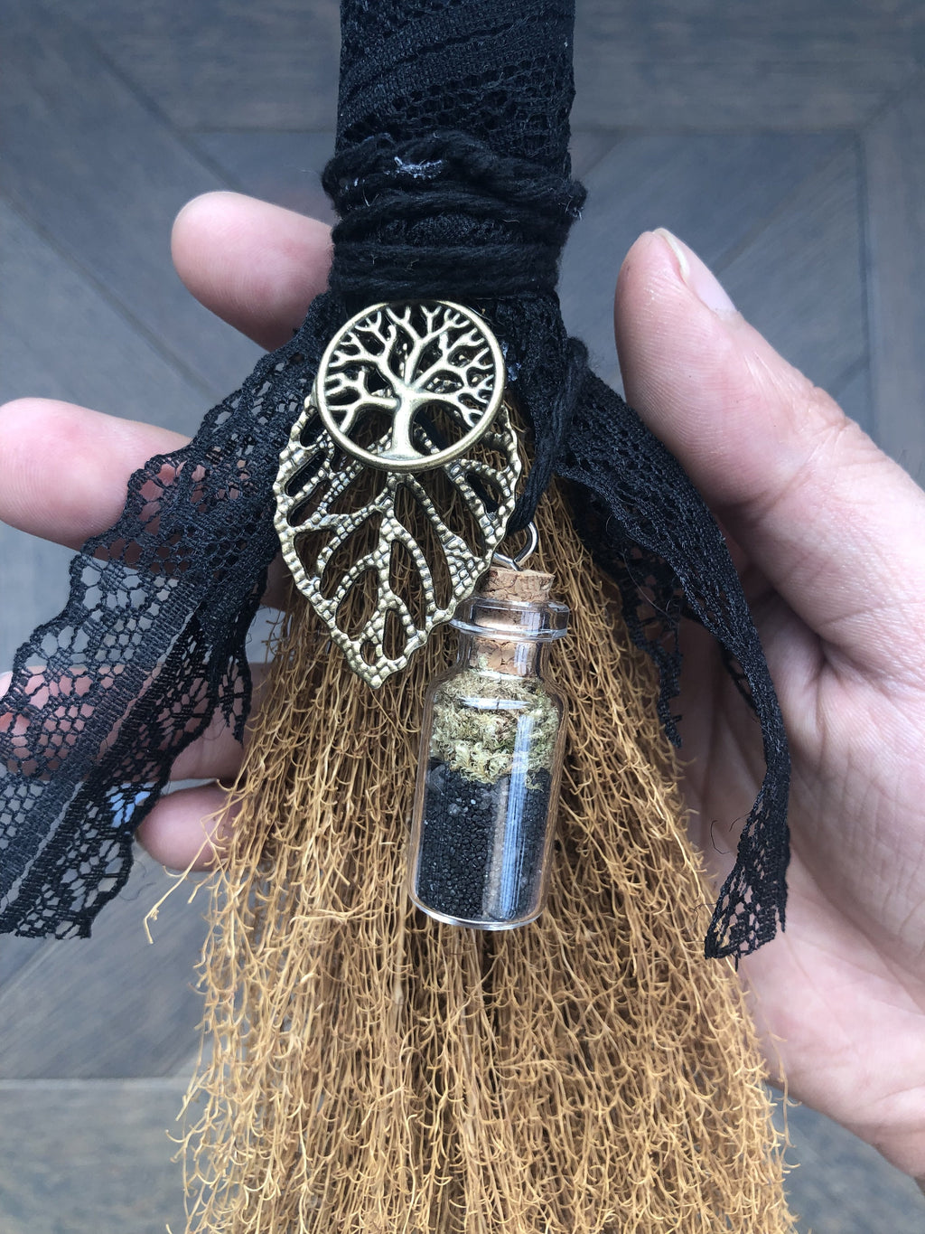 Magic Witch BellsWitch Broom, Protection Broom, Altar Broom, Cleansing Broom, Wiccan Broomstick, Magick Broom, Halloween Decor