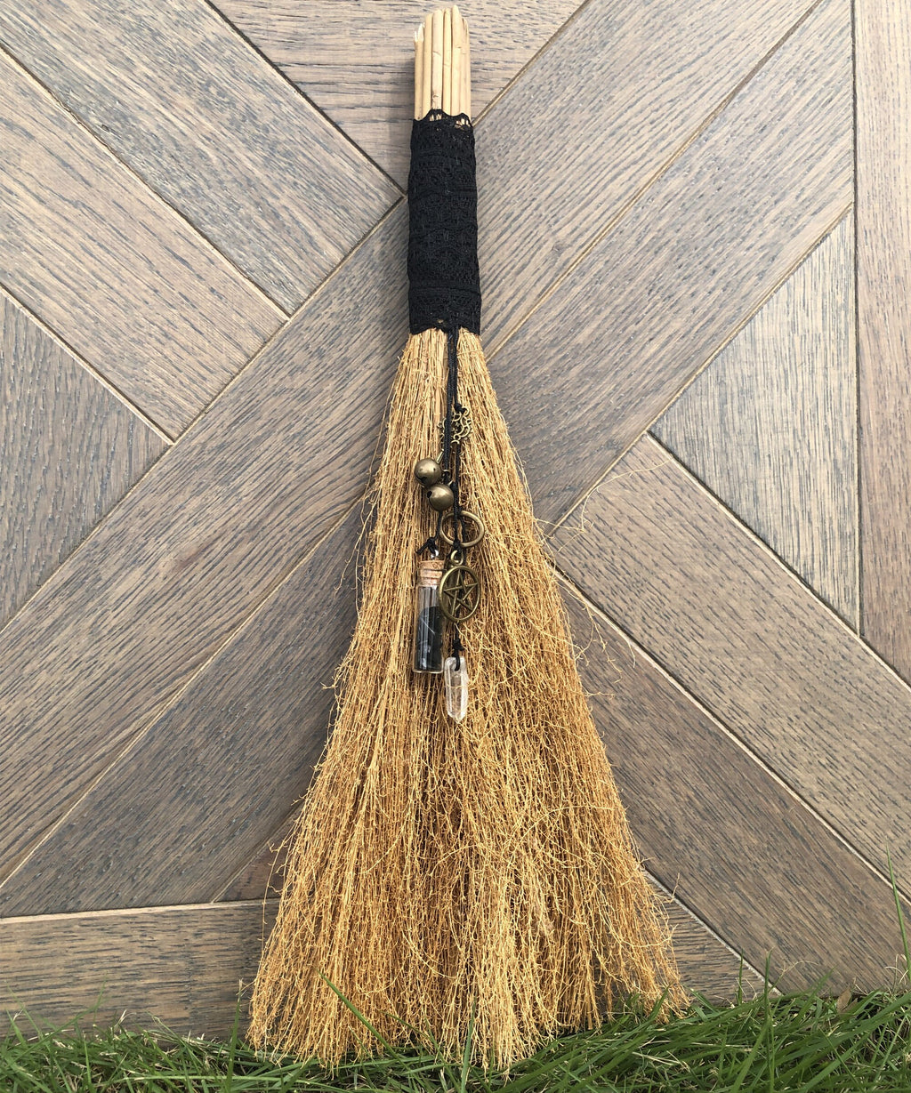 Witch Broom, Altar Besom, Pagan, Protection Besom, Wicca Broom,Witch Besom,Unscented Broom, Altar Supplies, Witchy Decor, Housewarming Gifts