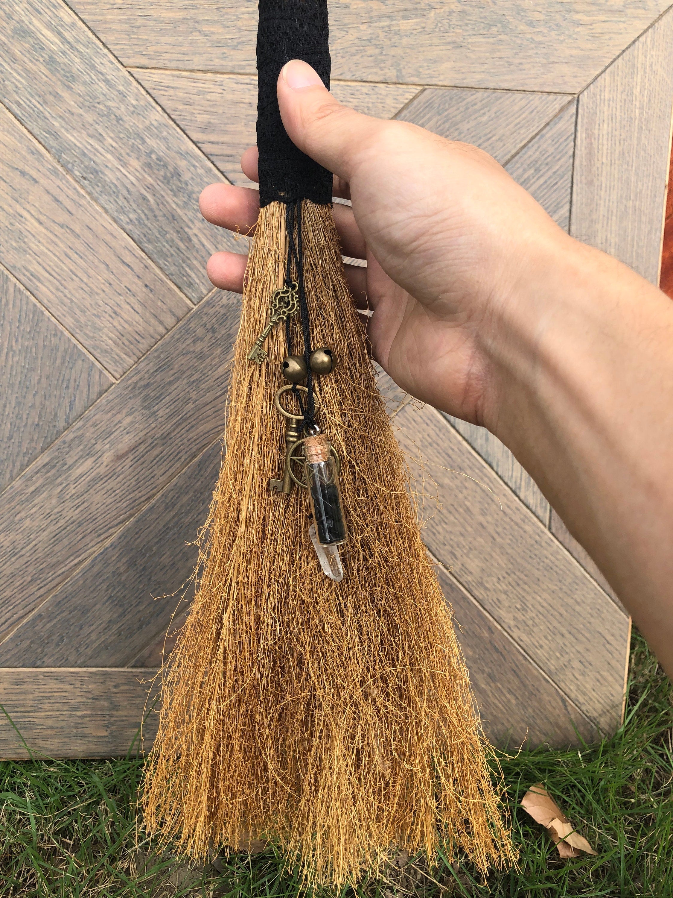 Witch Broom, Altar Besom, Pagan, Protection Besom, Wicca Broom,Witch Besom,Unscented Broom, Altar Supplies, Witchy Decor, Housewarming Gifts