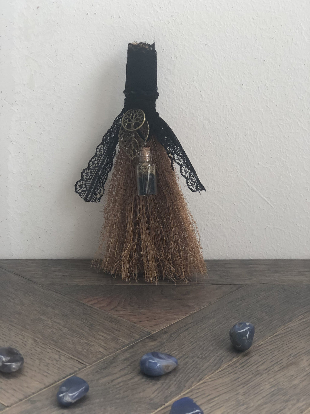 Magic Witch BellsWitch Broom, Protection Broom, Altar Broom, Cleansing Broom, Wiccan Broomstick, Magick Broom, Halloween Decor