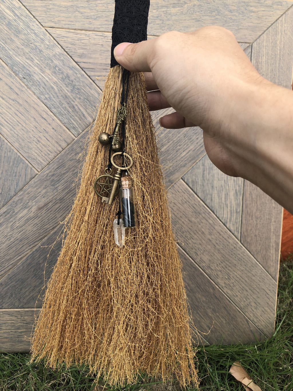 Witch Broom, Altar Besom, Pagan, Protection Besom, Wicca Broom,Witch Besom,Unscented Broom, Altar Supplies, Witchy Decor, Housewarming Gifts