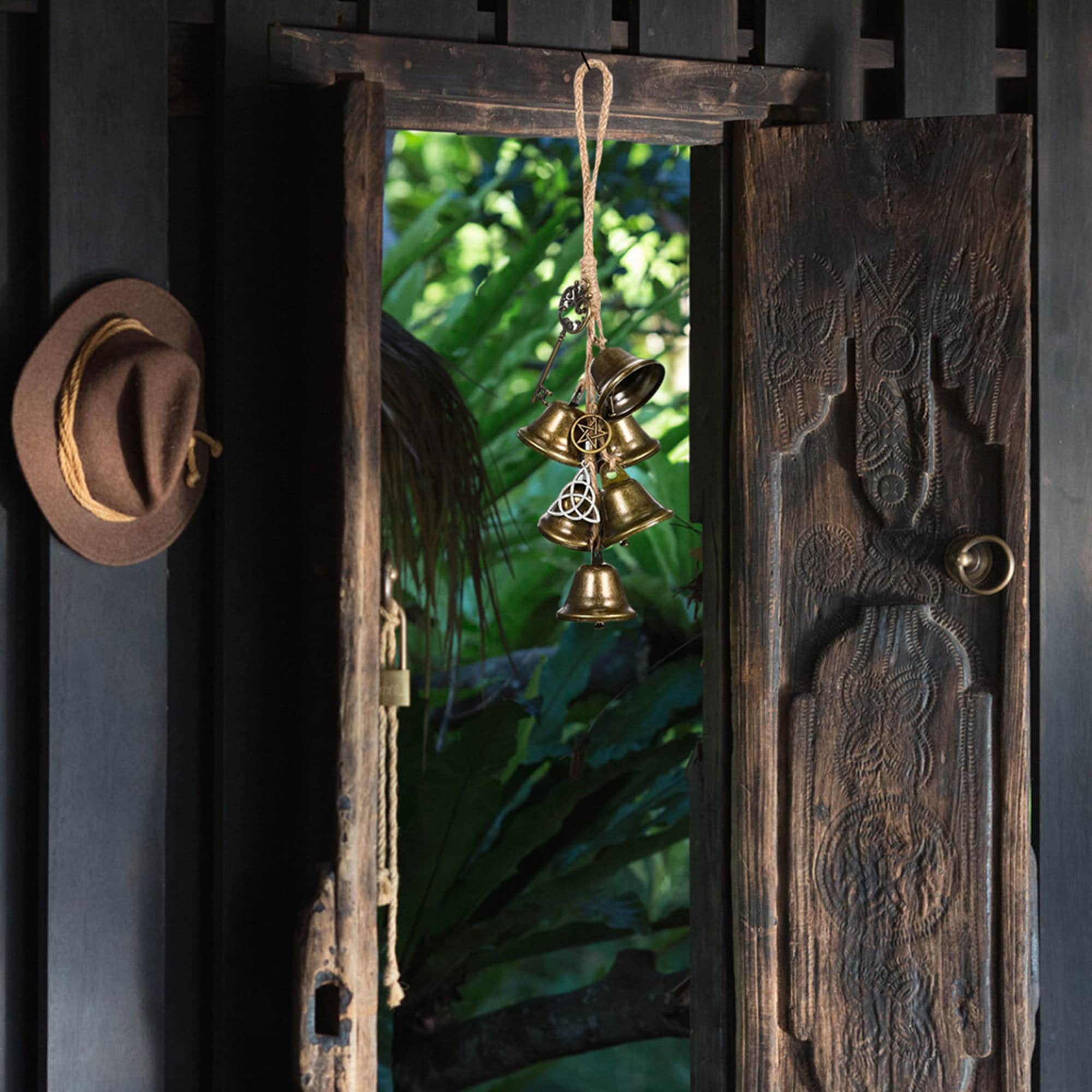 Door Protection Charm, Witch Bells, Door Bells, Protection Bells,  Witchcraft Decor, Altar Decor, Amulets, Talismans, Witchy Gift