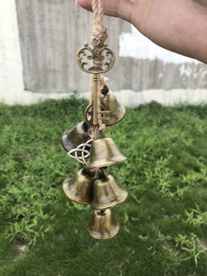 Door Protection Charm, Witch Bells, Door Bells, Protection Bells,  Witchcraft Decor, Altar Decor, Amulets, Talismans, Witchy Gift