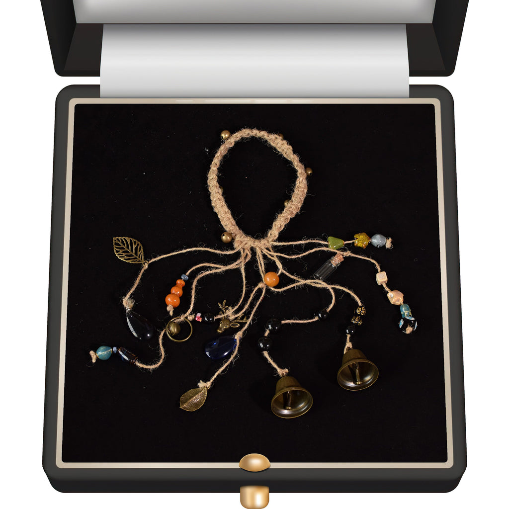 Rustic Chimes, Witch bells, Rustic Bells, Protection Bells, Harmony Witch Bells, Kitchen Witch, Spiritual Ward Gifts, Housewarming Gifts