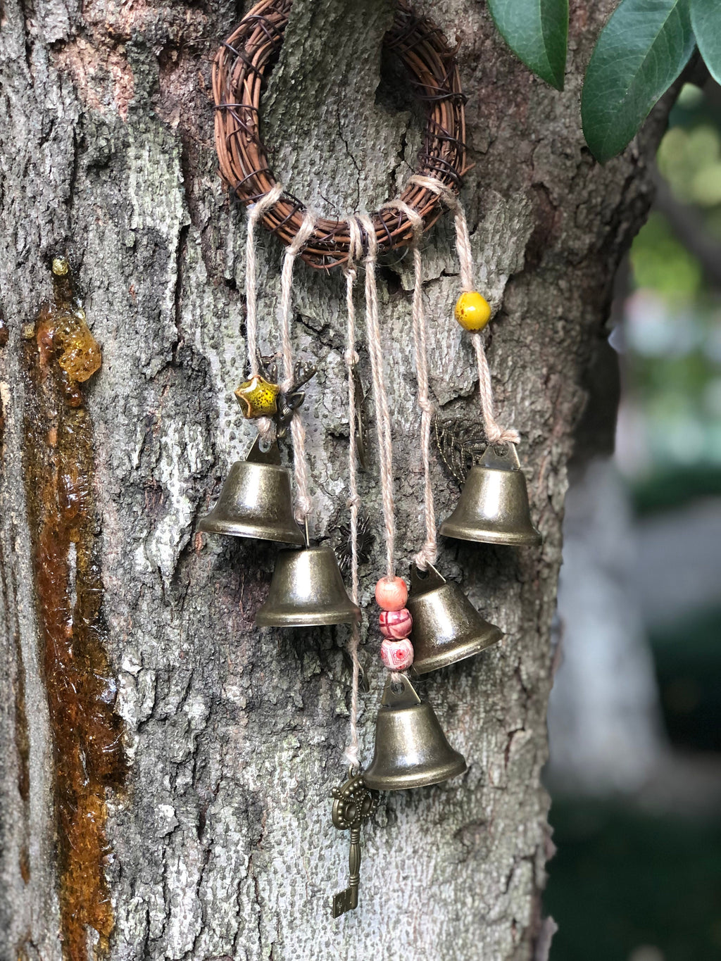Kitchen Altar Decor, Rustic Bell, Witch Bells, Witchcraft Decor, Gifts for Home, Harmony Witch Bells, Kitchen Witch, Housewarming Gifts