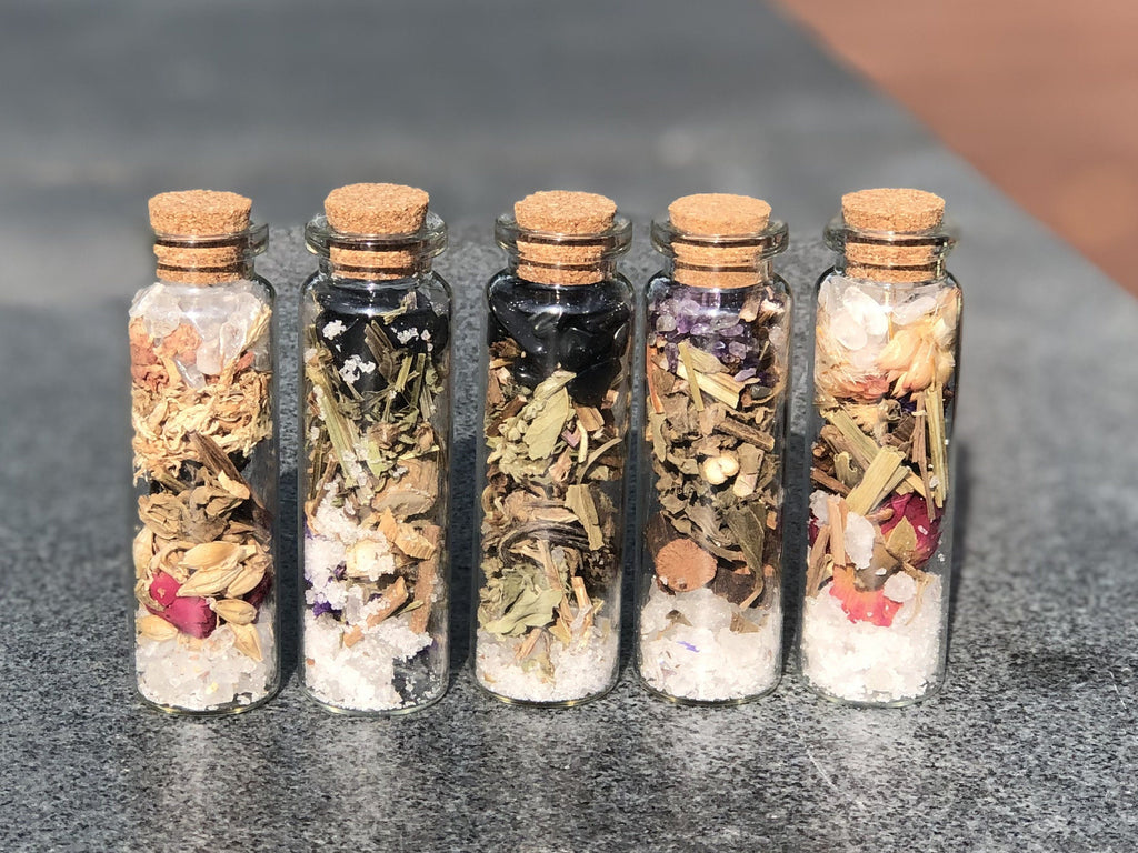 Protection Spell Bottles, Healing Bottles, Spell Jars,  Witch Bottle, Altar Decor, Bottle Spells, Magic Jar, Witchy Decor, Altar Supplies