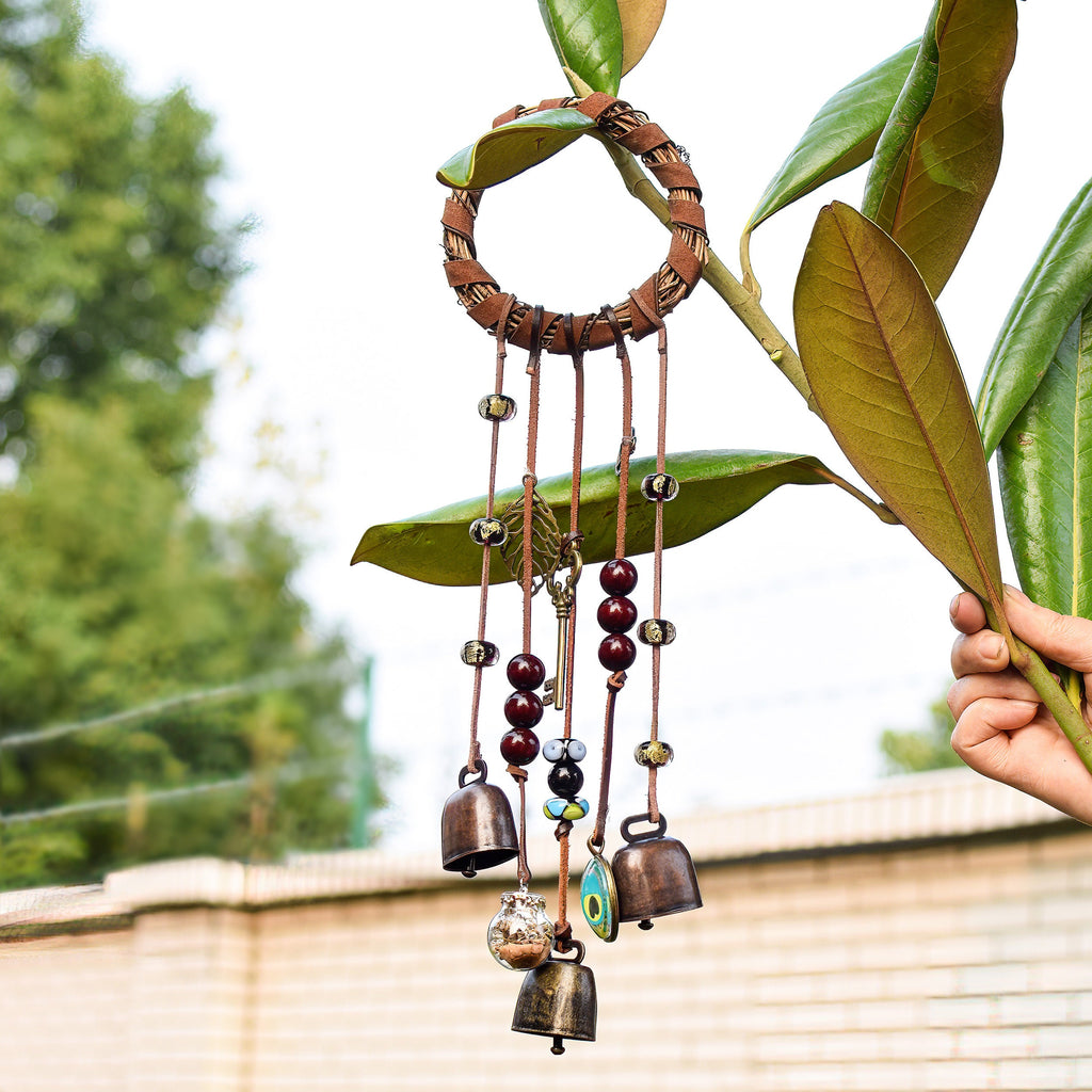 Bells Hanging for Front Door, Witch Bells, Protection Bells, Banish Negativity, Witchy Decor, Handmade New Home Gifts