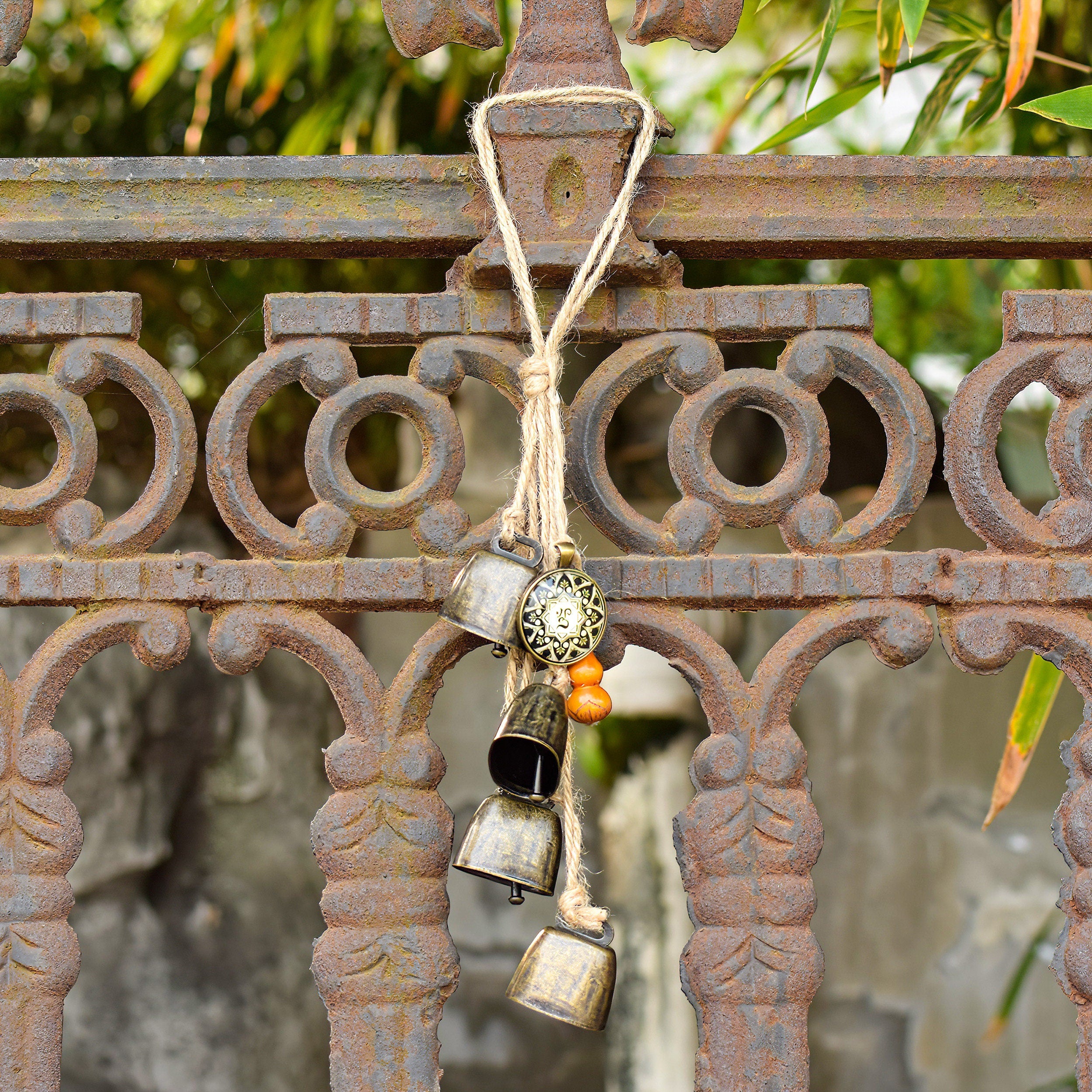 Pagan Bells, Witches Bells, Brass Bells, Witch Decor, Spiritual Ward Protection, Blessings Bells, Door bells, Witch Gift, Housewarming Gifts