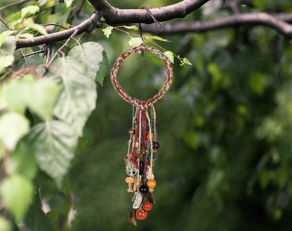 Hand-Woven Witch's Bells, Witch's Bells for Door Knob, Protection Bells for Your Rearview Mirror, Home Protection Bells, Housewarming Gifts