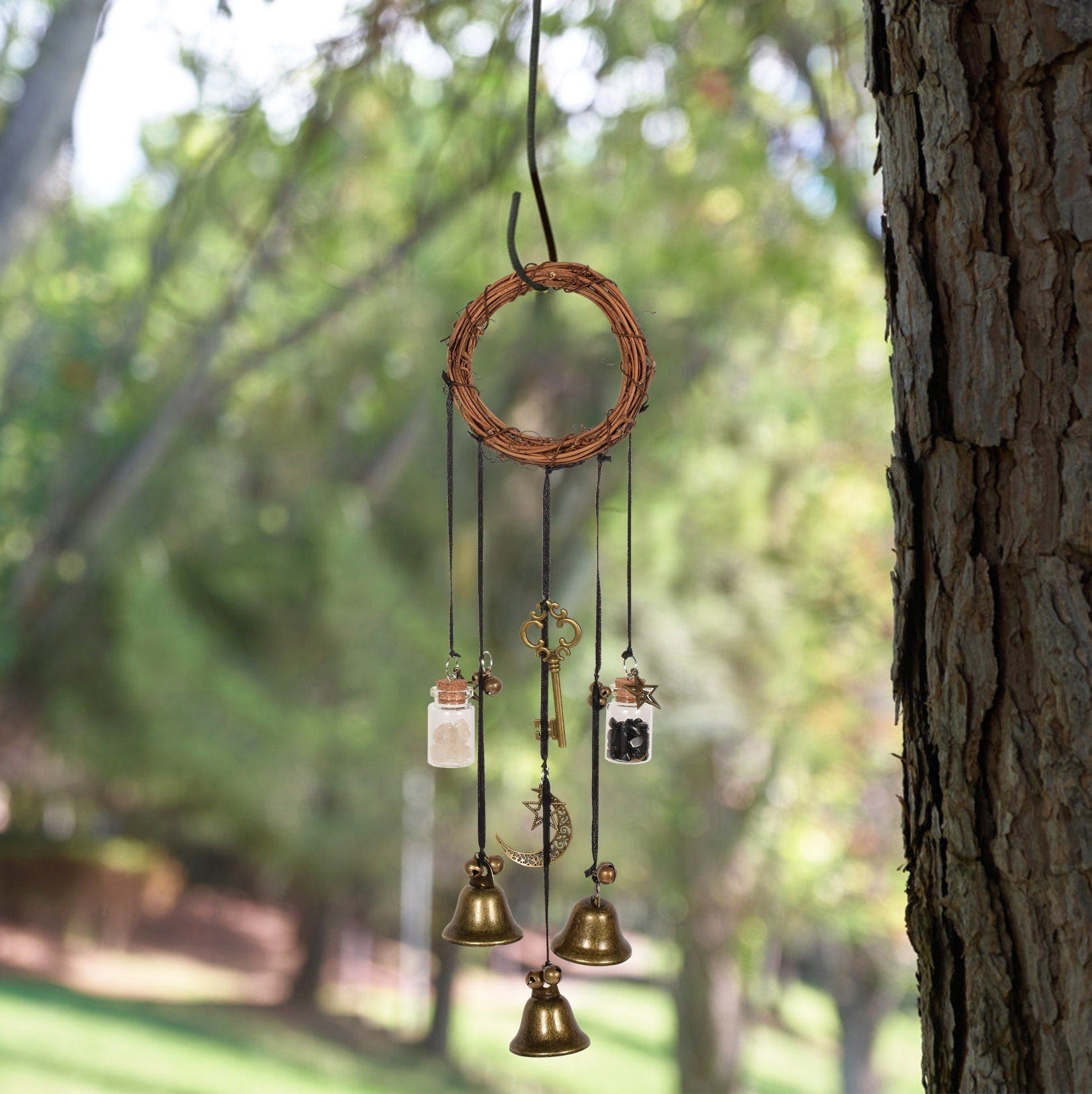 Magic Home Protection, Witch Bells, Witchy Things, Clear Negative Energies, Attracts Positive, Wicca Decor, Wicca Supplies