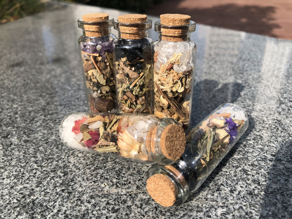 Protection Spell Bottles, Healing Bottles, Spell Jars,  Witch Bottle, Altar Decor, Bottle Spells, Magic Jar, Witchy Decor, Altar Supplies