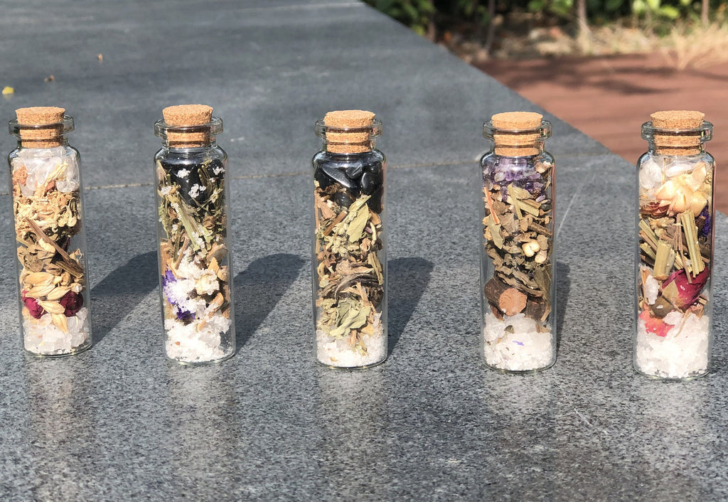 Protection Spell Bottles, Healing Bottles, Spell Jars,  Witch Bottle, Altar Decor, Bottle Spells, Magic Jar, Witchy Decor, Altar Supplies
