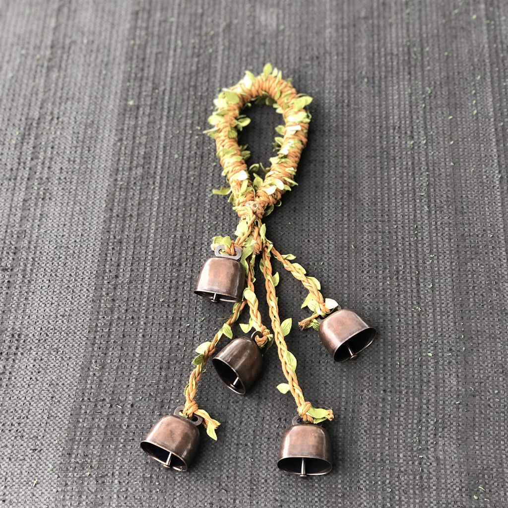 5 Brass Bells, Witch Bells, Door Bells, Spiritual Protection, Home Protection, Protection Charm, Altar Kitchen Supplies, Ward Gifts