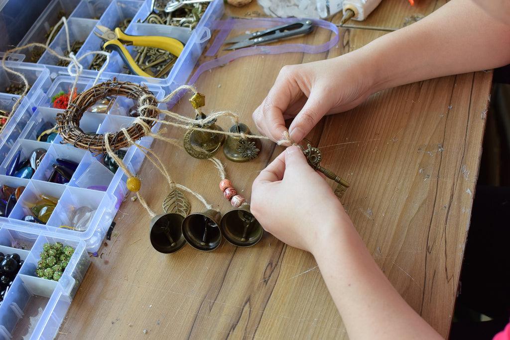 Kitchen Altar Decor, Rustic Bell, Witch Bells, Witchcraft Decor, Gifts for Home, Harmony Witch Bells, Kitchen Witch, Housewarming Gifts