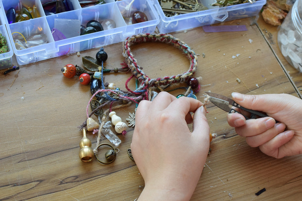 Hand-Woven Witch's Bells, Witch's Bells for Door Knob, Protection Bells for Your Rearview Mirror, Home Protection Bells, Housewarming Gifts