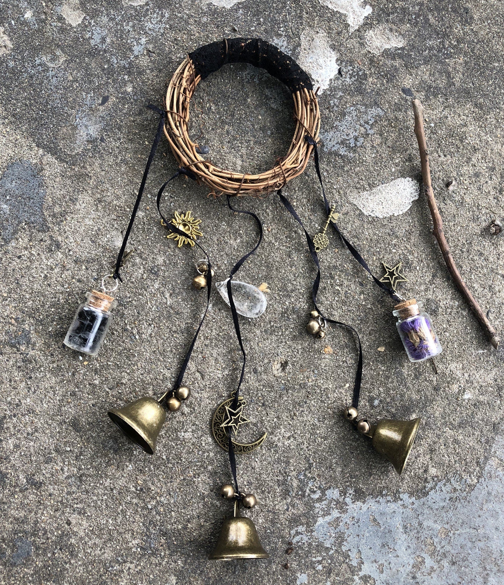 Bells For Door, Witch's Bells, Door Bells, Home Protection Bells, Ward Gifts, Witch Kitchen Supplies, Housewarming Gifts, Witchy Gifts