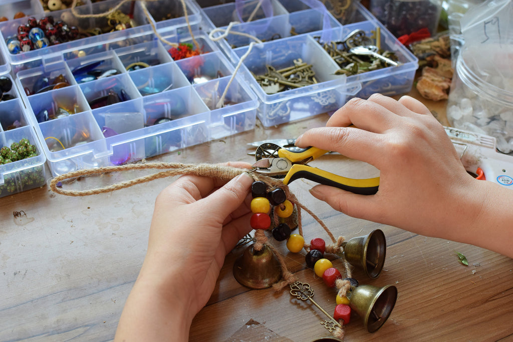 Garden Patio Magic Bells, Rustic Bells, Home Protection Bells, Witch Bells for Attracts Positive and Drive Out Negative, Housewarming Gifts