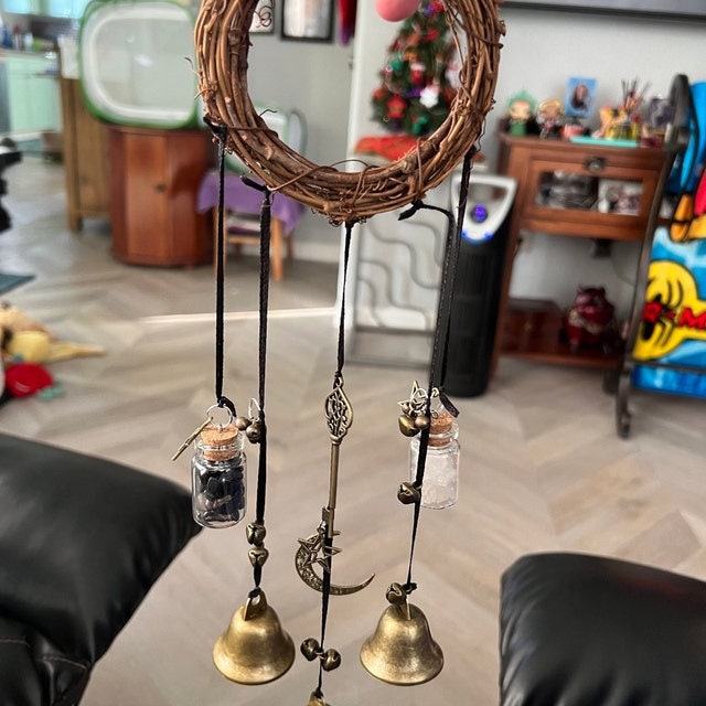 Magic Home Protection, Witch Bells, Witchy Things, Clear Negative Energies, Attracts Positive, Wicca Decor, Wicca Supplies