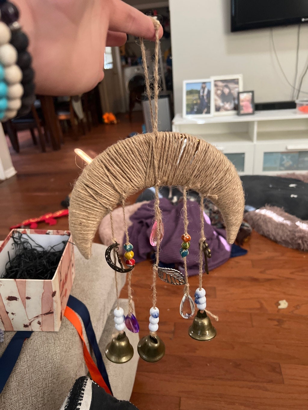 Moon Witch's Bells, Spiritual Witch's Bells, Wards Gifts, Harmony Protection Bells, Door Bells, Witchy Bells, Home Protection Decor