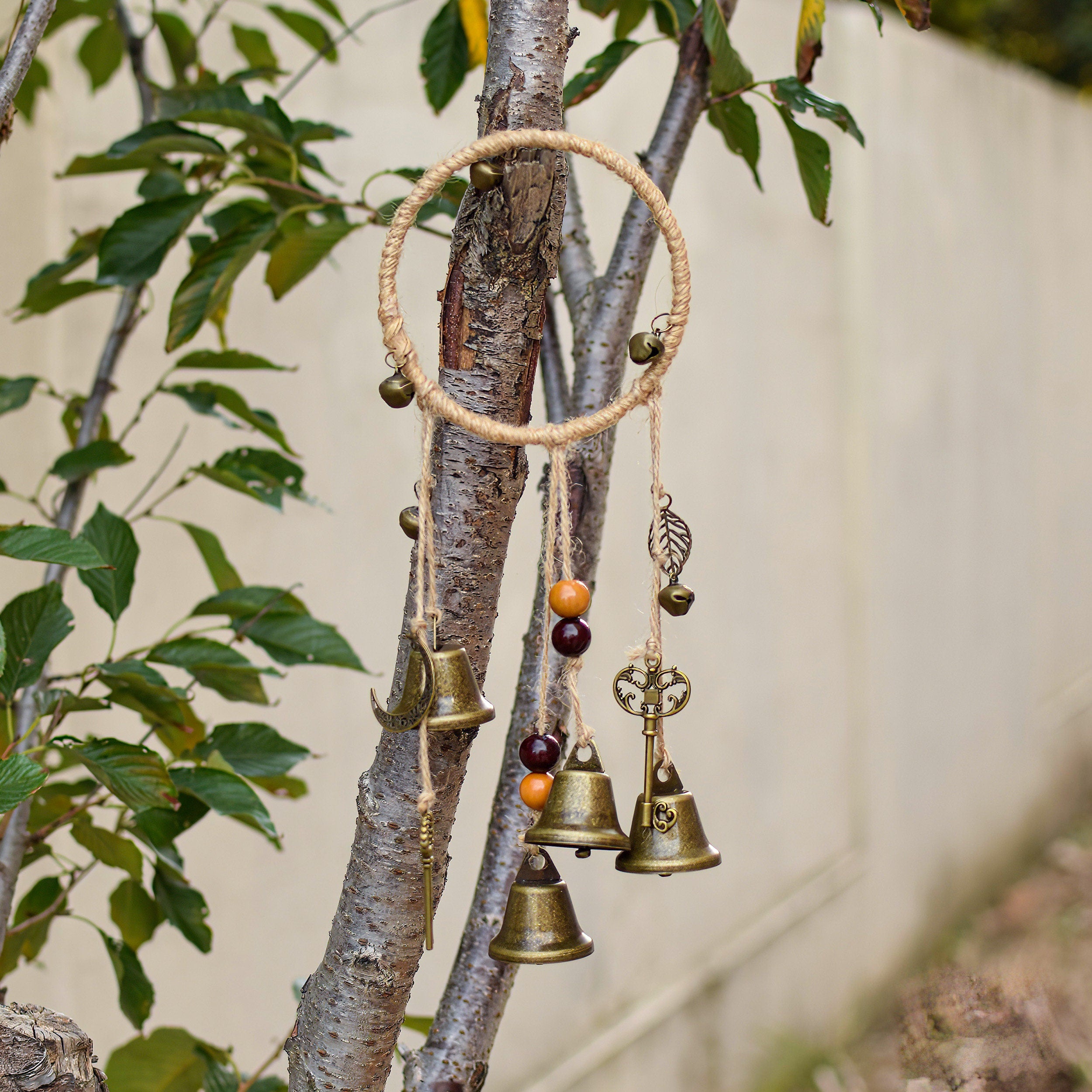 Home Protection for Front Door, Witch Bells for Door, Celtic Bells, Witch Bells, Protection Bells, Spiritual Protection, New Home Gifts