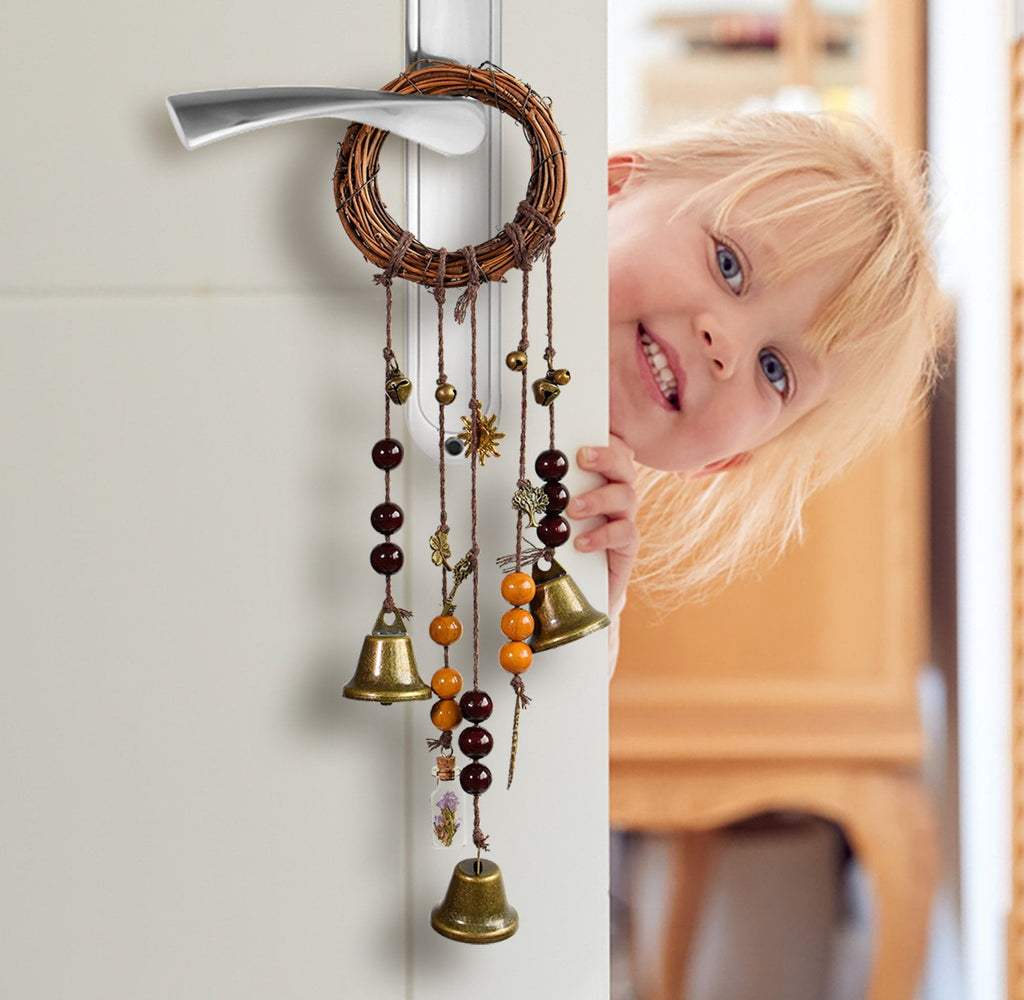 Front Door Hanging Bells, Witch Door Hanging with Protection Bells, Door on Bell, Home Protection Gift, Spirit Protection, Housewarming Gift