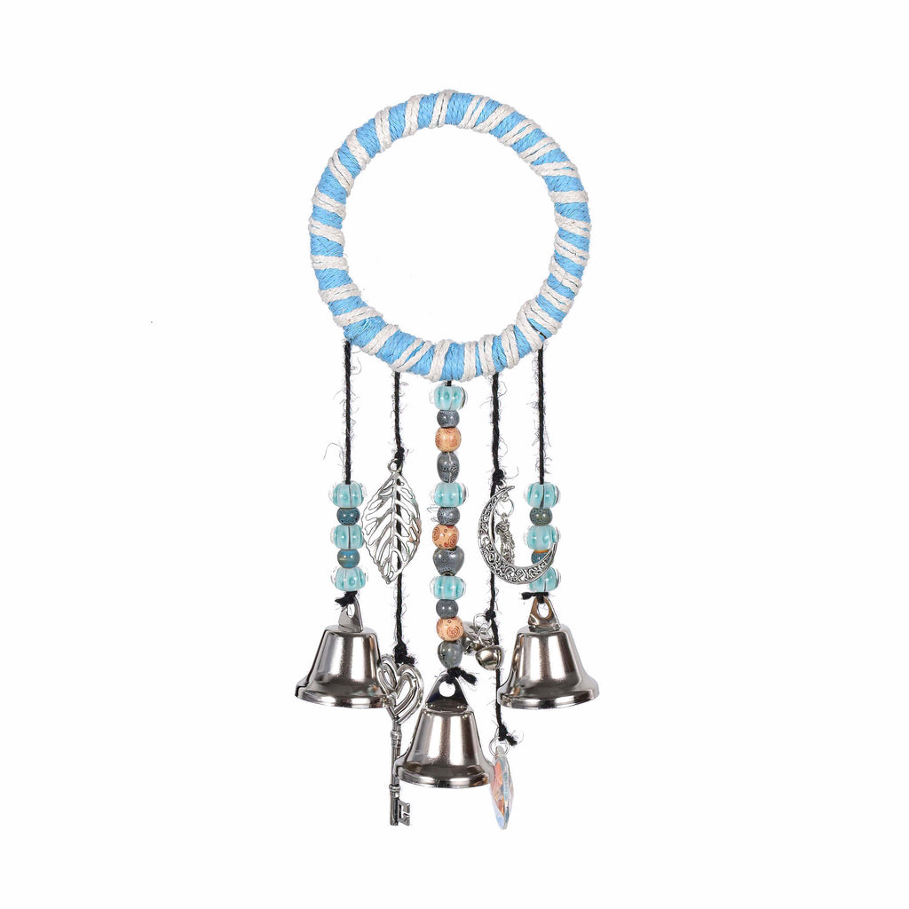 Blue Witch Bell, Witch Bells for Door Protections, Witch Bells for Door Hanging, Wreath Wind Chimes, Door Hanger, Mother Day's Gift .