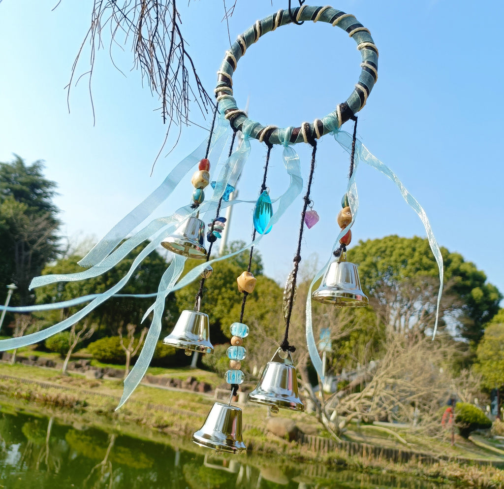 Witch Bells and Wind Chime, Hanging Witch Bells for door, Handmade Witch Bells, Wind Chime for outdoor, Garden Gifts