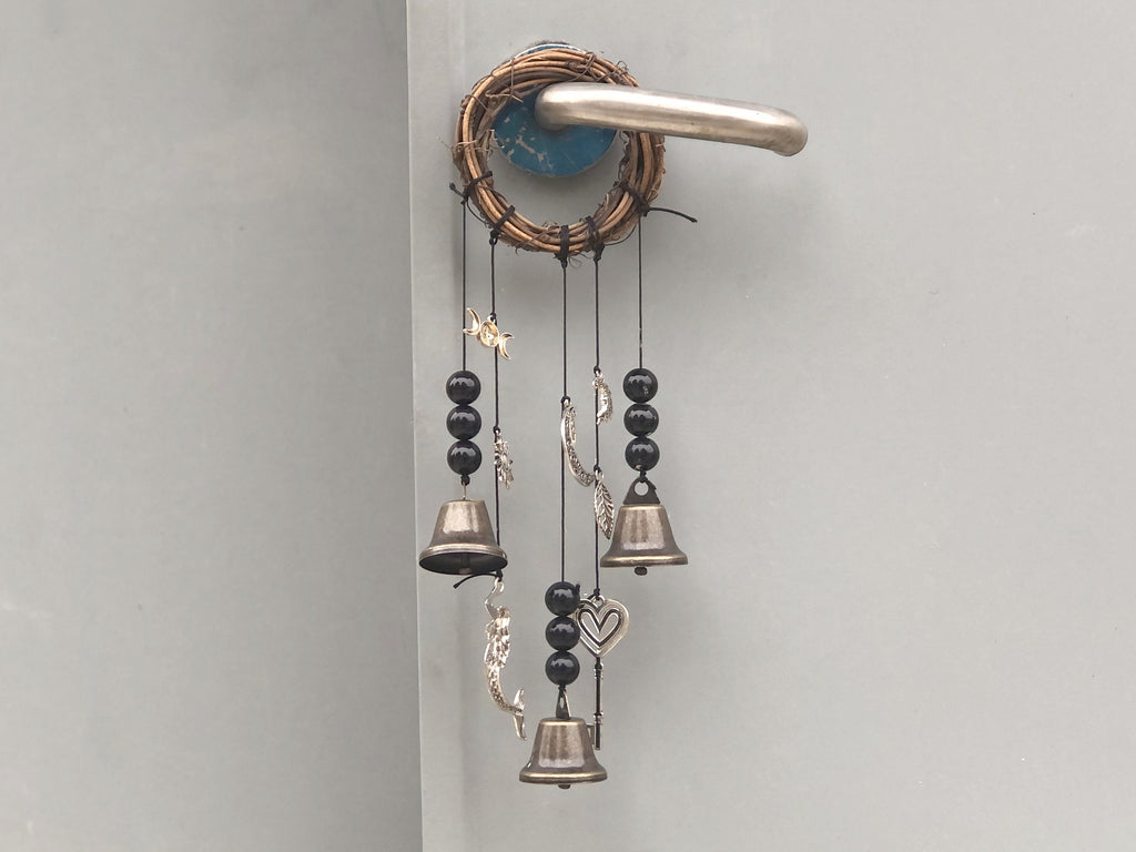 Front Door Protection Bells, Handmade Wicca Witch Bells, Witchy Things, Witch Bell, Witchcraft Supplies Housewarming Gifts, New Home Decor