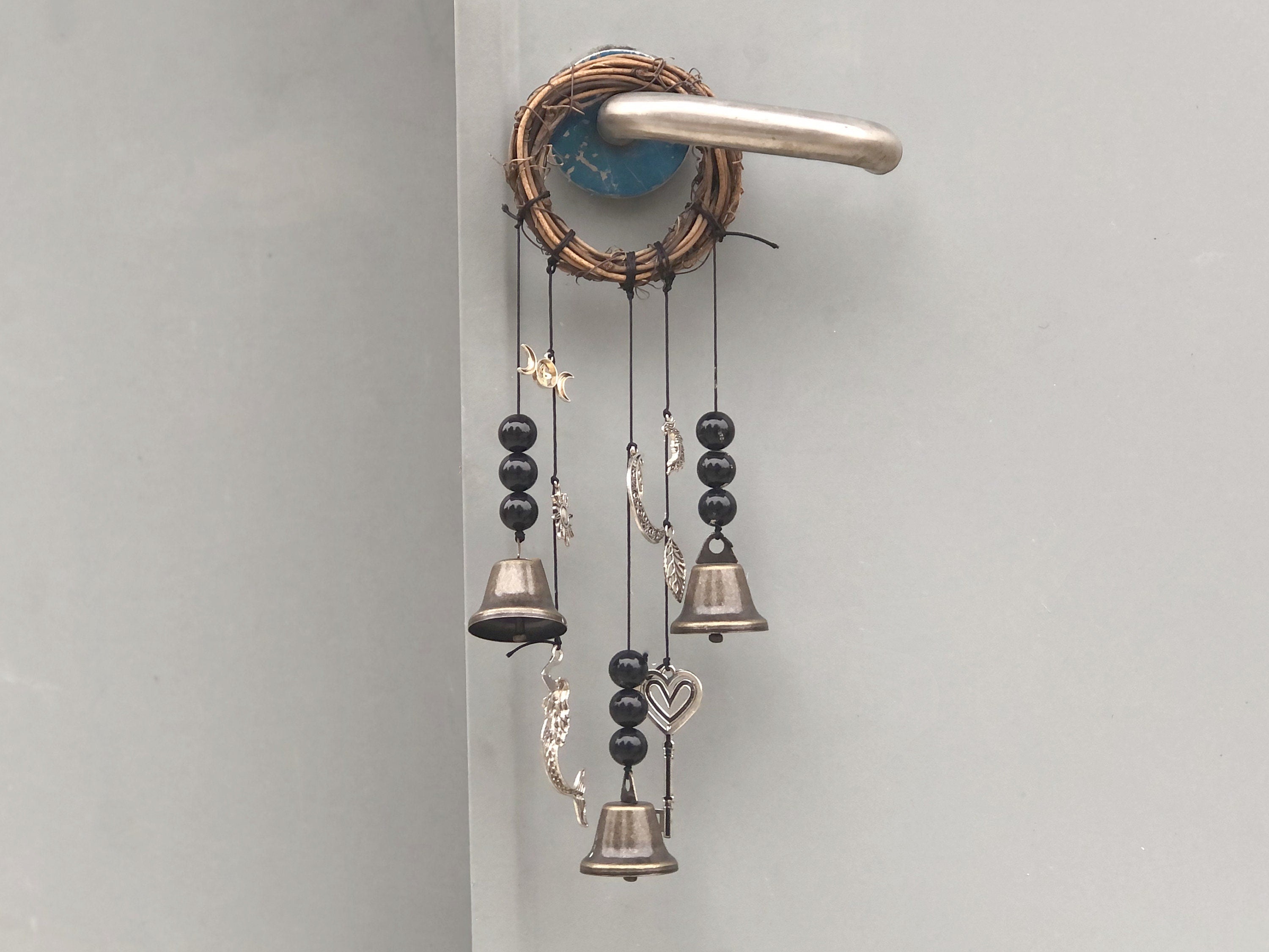Front Door Protection Bells, Handmade Wicca Witch Bells, Witchy Things, Witch Bell, Witchcraft Supplies Housewarming Gifts, New Home Decor