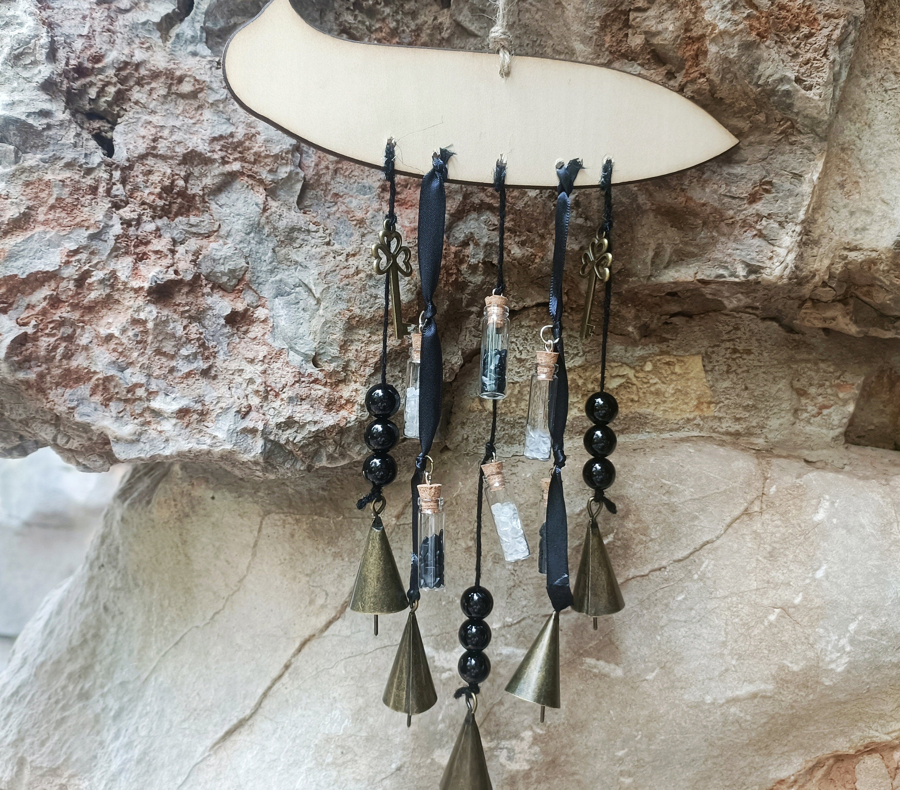 Custom Witch Bells for Doorknob for Protection, Hanging Witch Bells, Spiritual Witch Bells, Wicca Doorknob Protection Bell, Home Decor