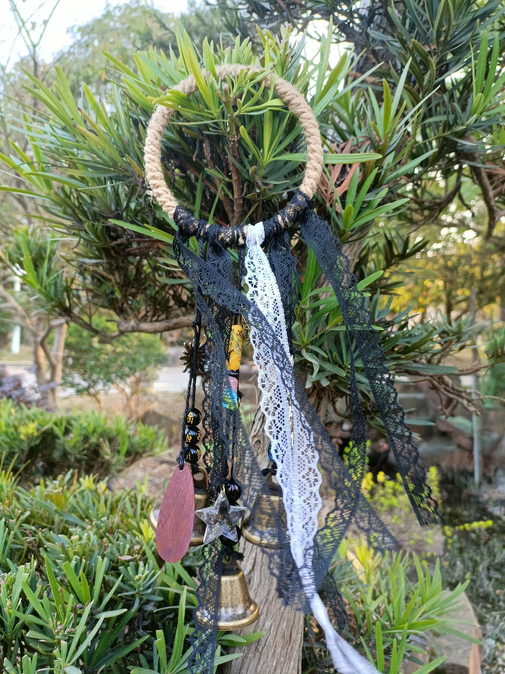 With Bells, Witch Bells for Protection, Wind Chime, Wicaan Decor, Witch Craft, Gifts for Patient