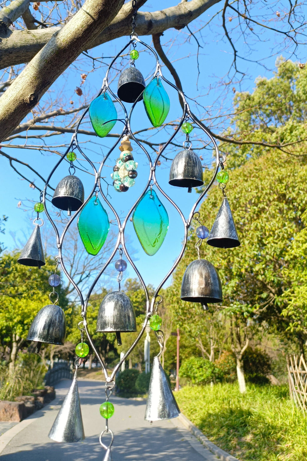 Witch Bells for Wall Decoration, Special Steel Witches Bells, Witchy Decor for Home, Iron Wind Chime