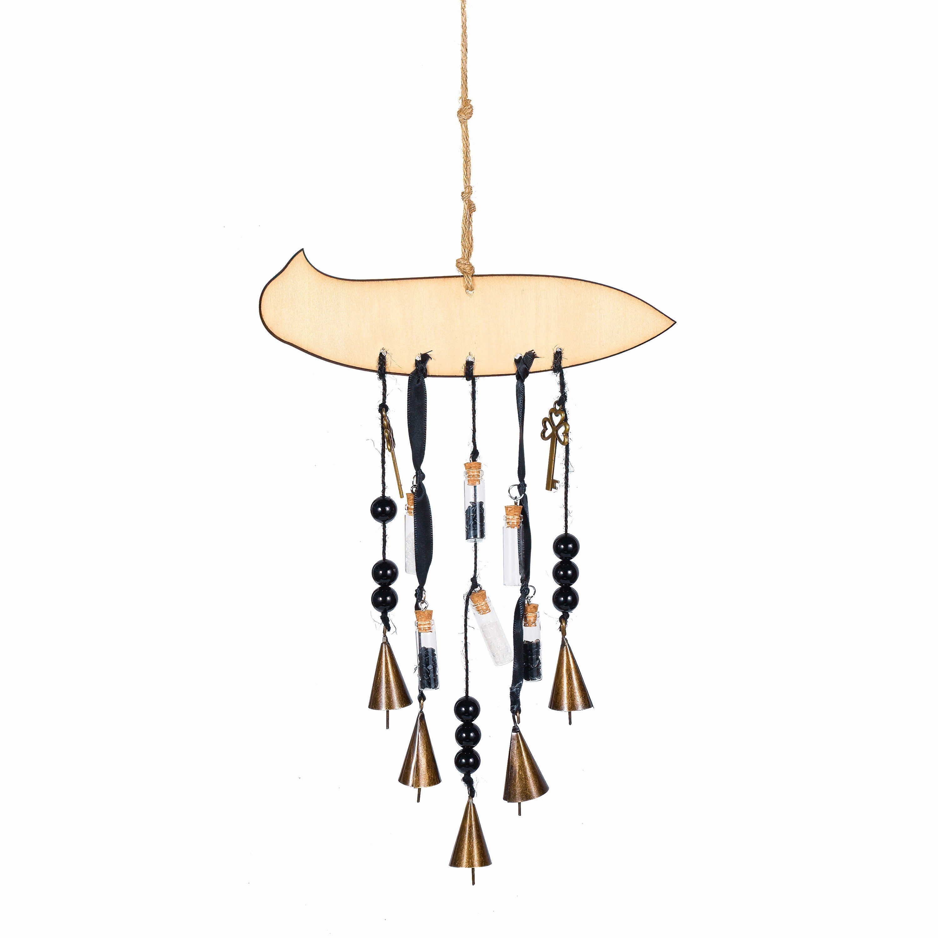 Custom Witch Bells for Doorknob for Protection, Hanging Witch Bells, Spiritual Witch Bells, Wicca Doorknob Protection Bell, Home Decor