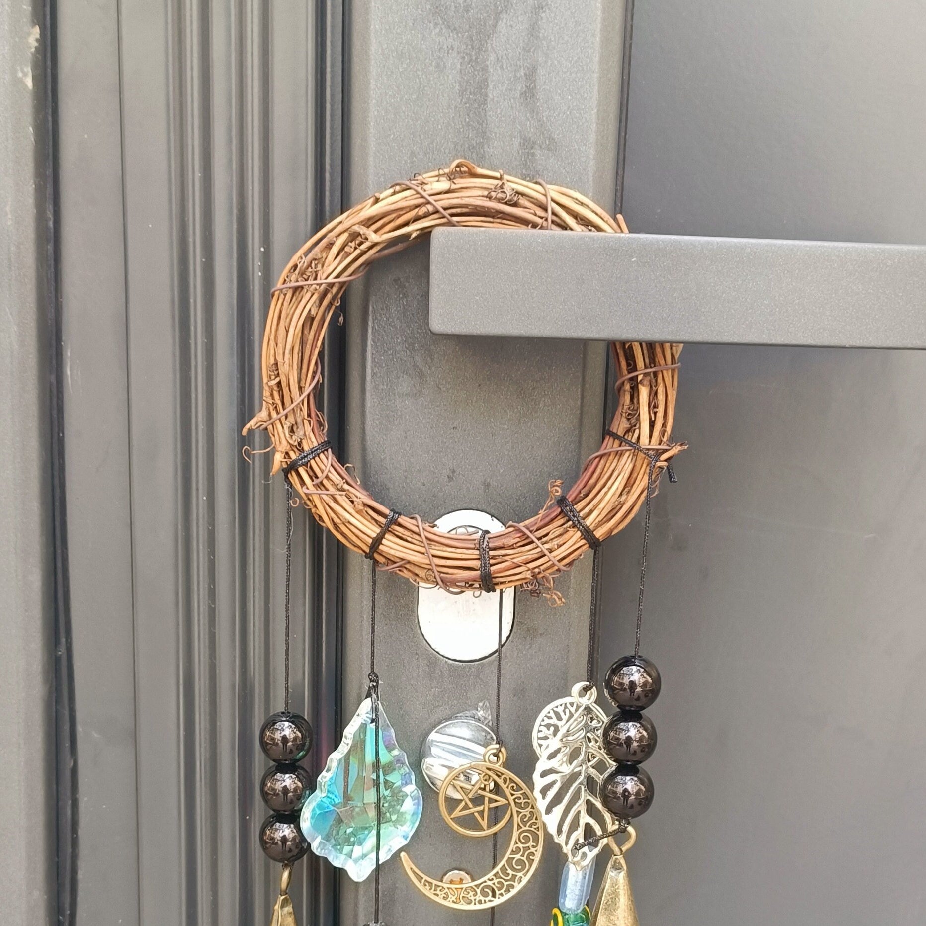 Hanging Bells for Door Protection, Handmade Witch Bells, Witchy Decor