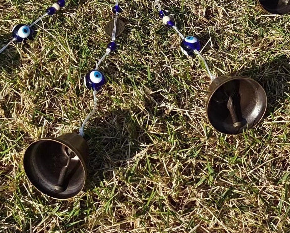 Wreath Witch Bells, Hanging Bell for Temple, Hanging Bells for Door, Witch Bells, Witchy Decor Wall Art, Dream Catcher