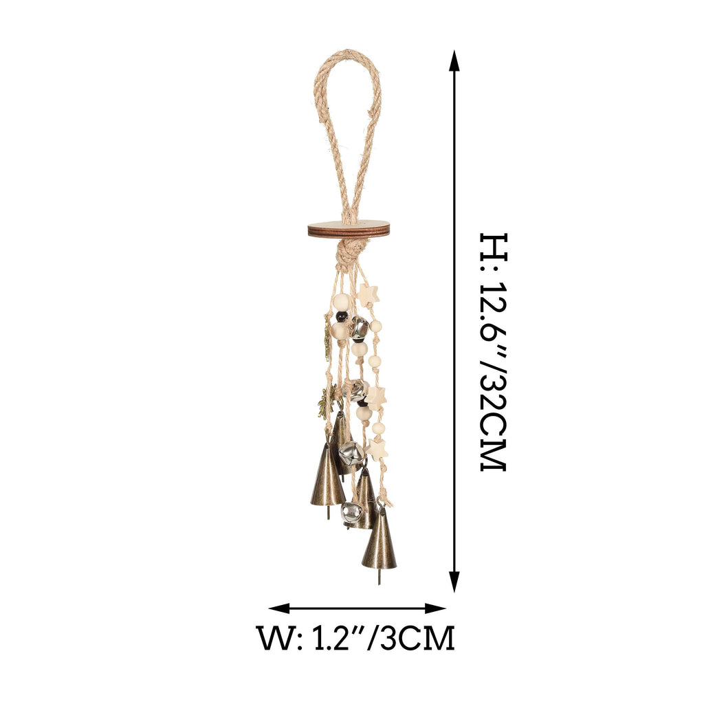 Witches Bells, Hanging Bells on The Rope, Hanging Bells for Wreath, Witch Bells for Door Knob, Wall \Kitchen Decoration