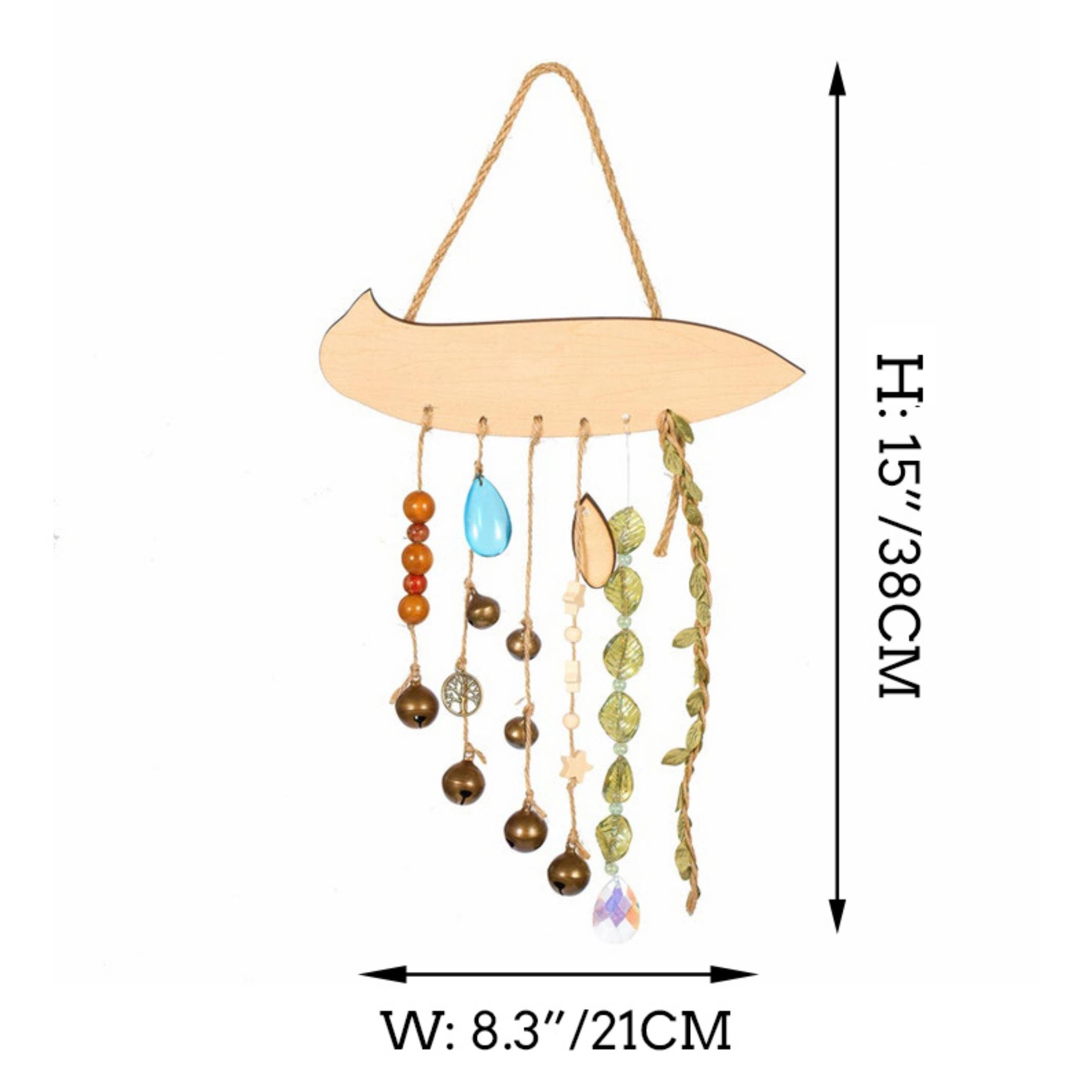 Personalized Handmade Witches Bells, Handcraft Witch Bells, Home and Kitchen Decoration, Witchcraft Room Decor, Garden Gifts