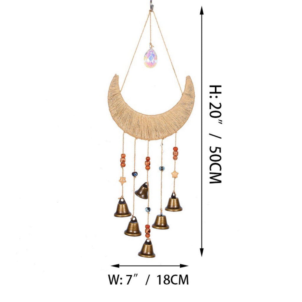 Moon Witch's Bells, Spiritual Witch's Bells, Wards Gifts, Harmony Protection Bells, Door Bells, Witchy Bells, Home Protection Decor