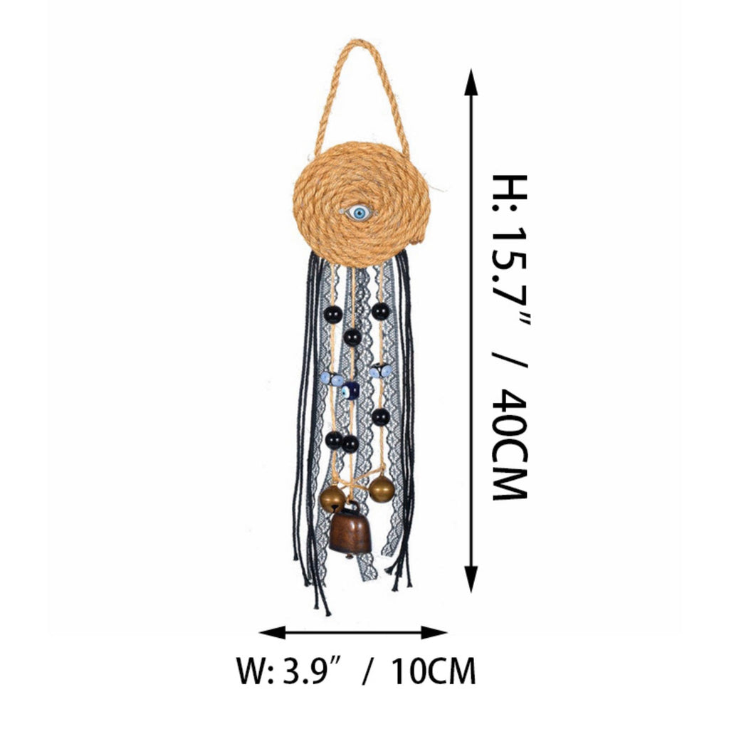 Witch Bells Wreath , Witch Bells Protection, Hanging bells for gardening, Window Decorations-Altar Bells, Wicca gifts