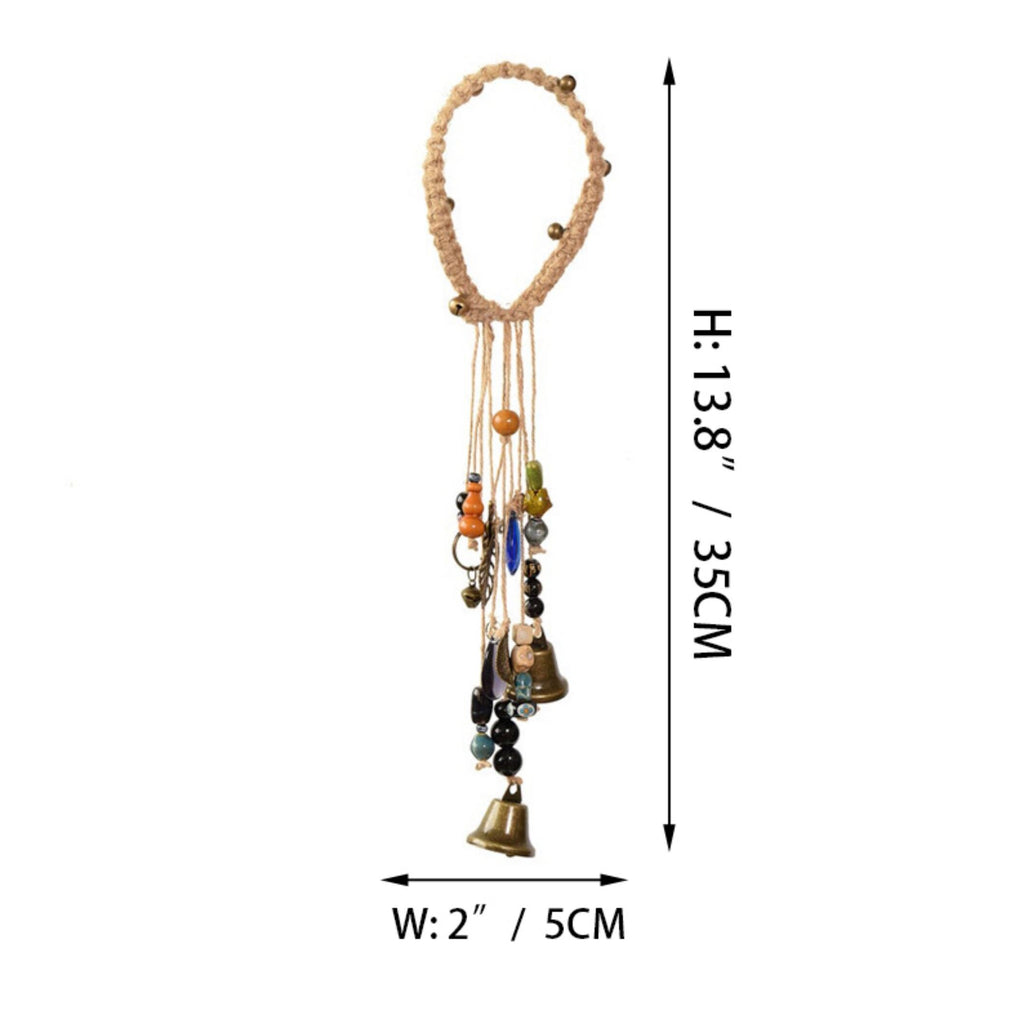 Rustic Chimes, Witch bells, Rustic Bells, Protection Bells, Harmony Witch Bells, Kitchen Witch, Spiritual Ward Gifts, Housewarming Gifts