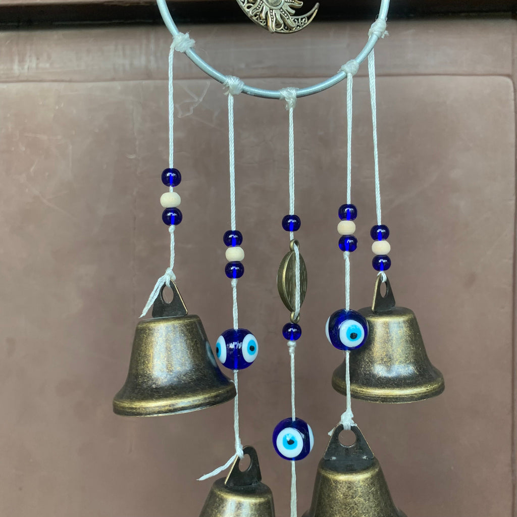 Wreath Witch Bells, Hanging Bell for Temple, Hanging Bells for Door, Witch Bells, Witchy Decor Wall Art, Dream Catcher
