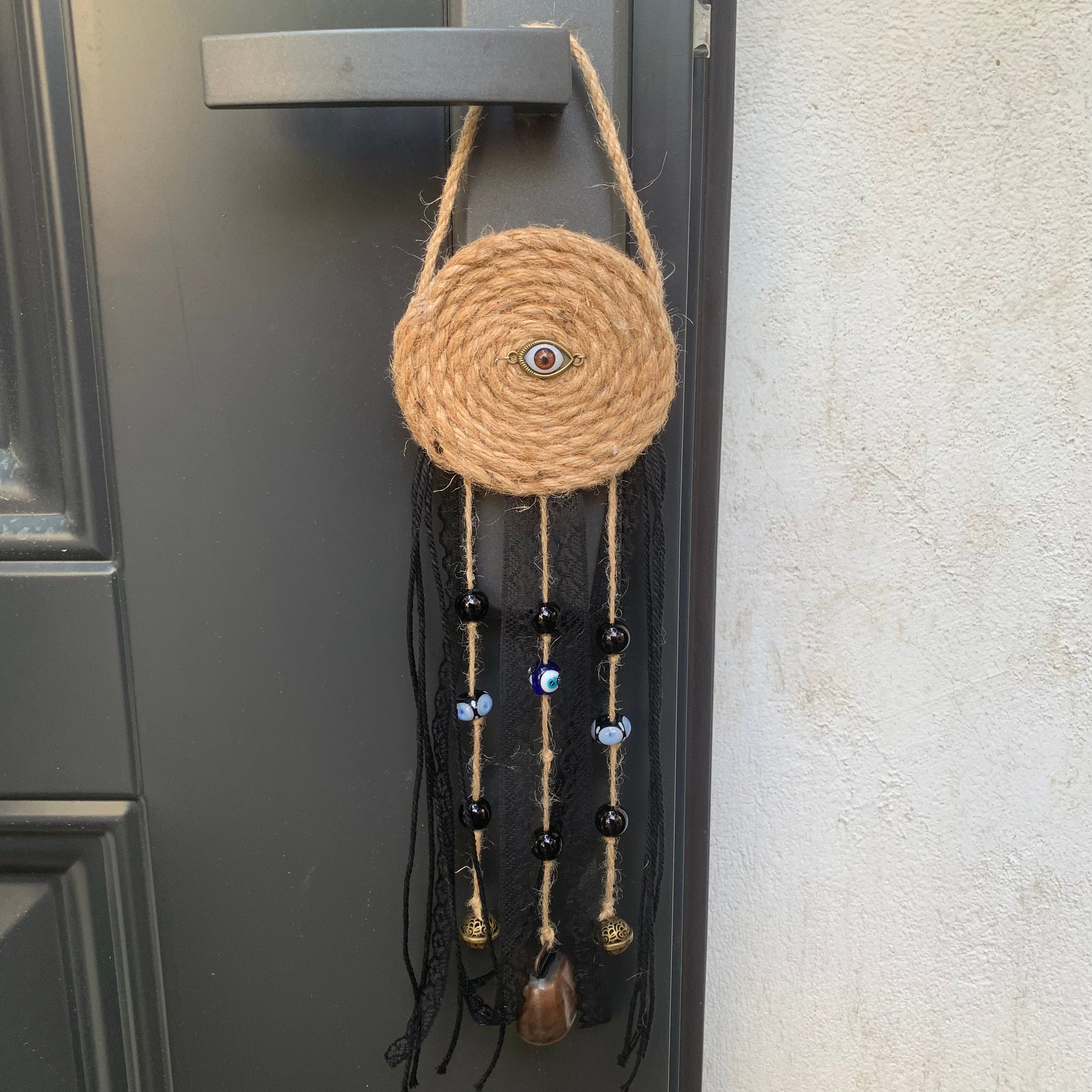 Witch Bells Wreath , Witch Bells Protection, Hanging bells for gardening, Window Decorations-Altar Bells, Wicca gifts