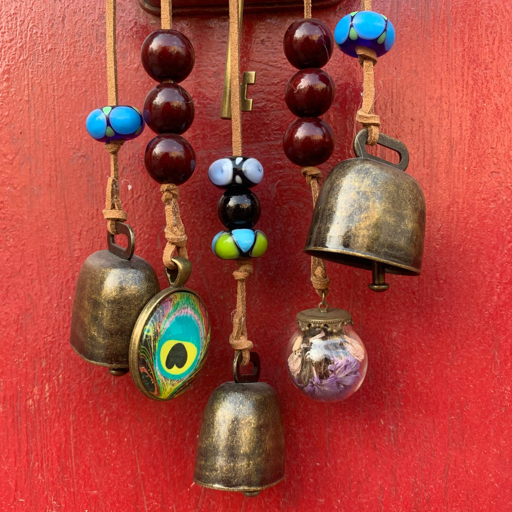 Bells Hanging for Front Door, Witch Bells, Protection Bells, Banish Negativity, Witchy Decor, Handmade New Home Gifts