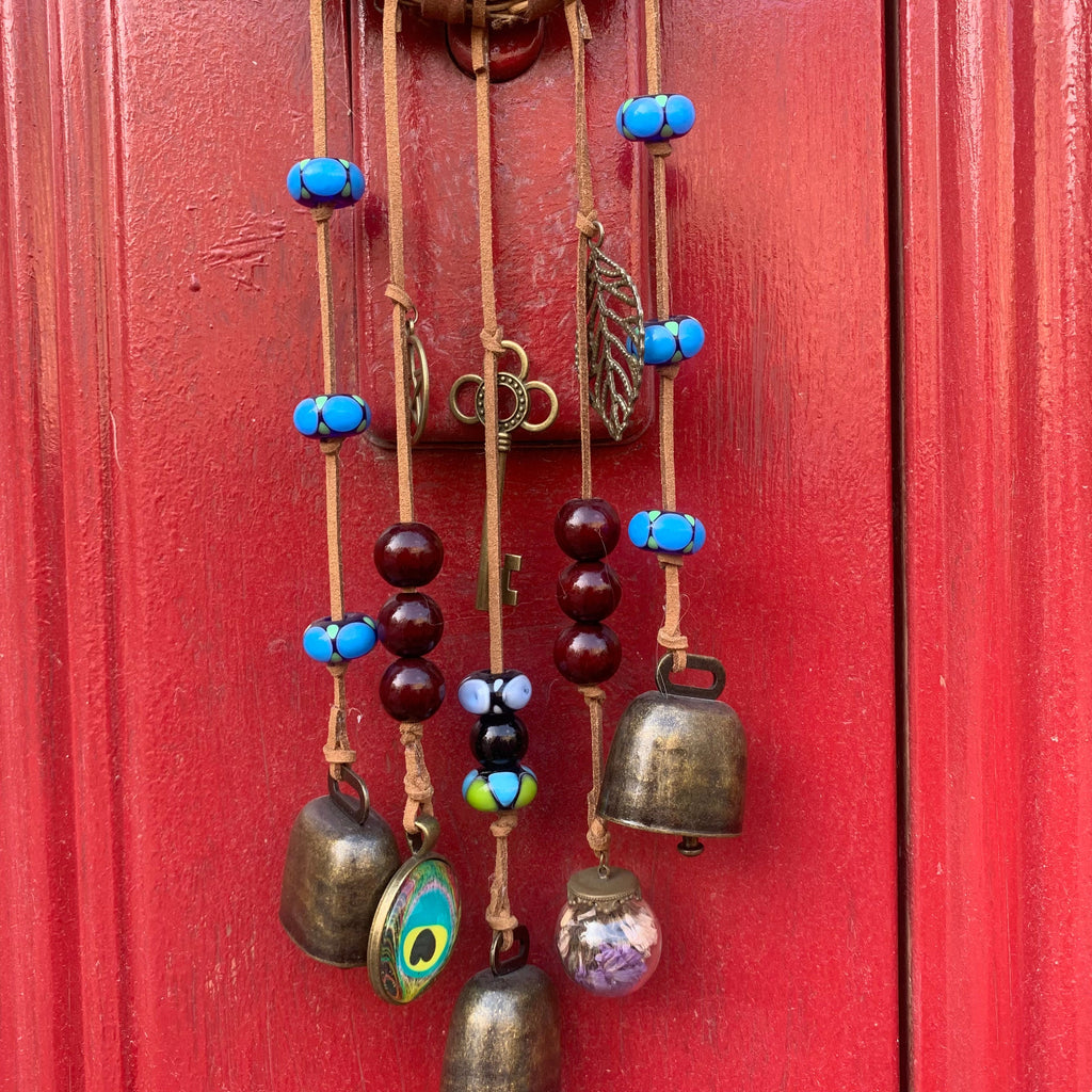 Bells Hanging for Front Door, Witch Bells, Protection Bells, Banish Negativity, Witchy Decor, Handmade New Home Gifts